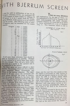 A look inside a 1937 Optical Journal and Review of Optometry article on glaucoma. 