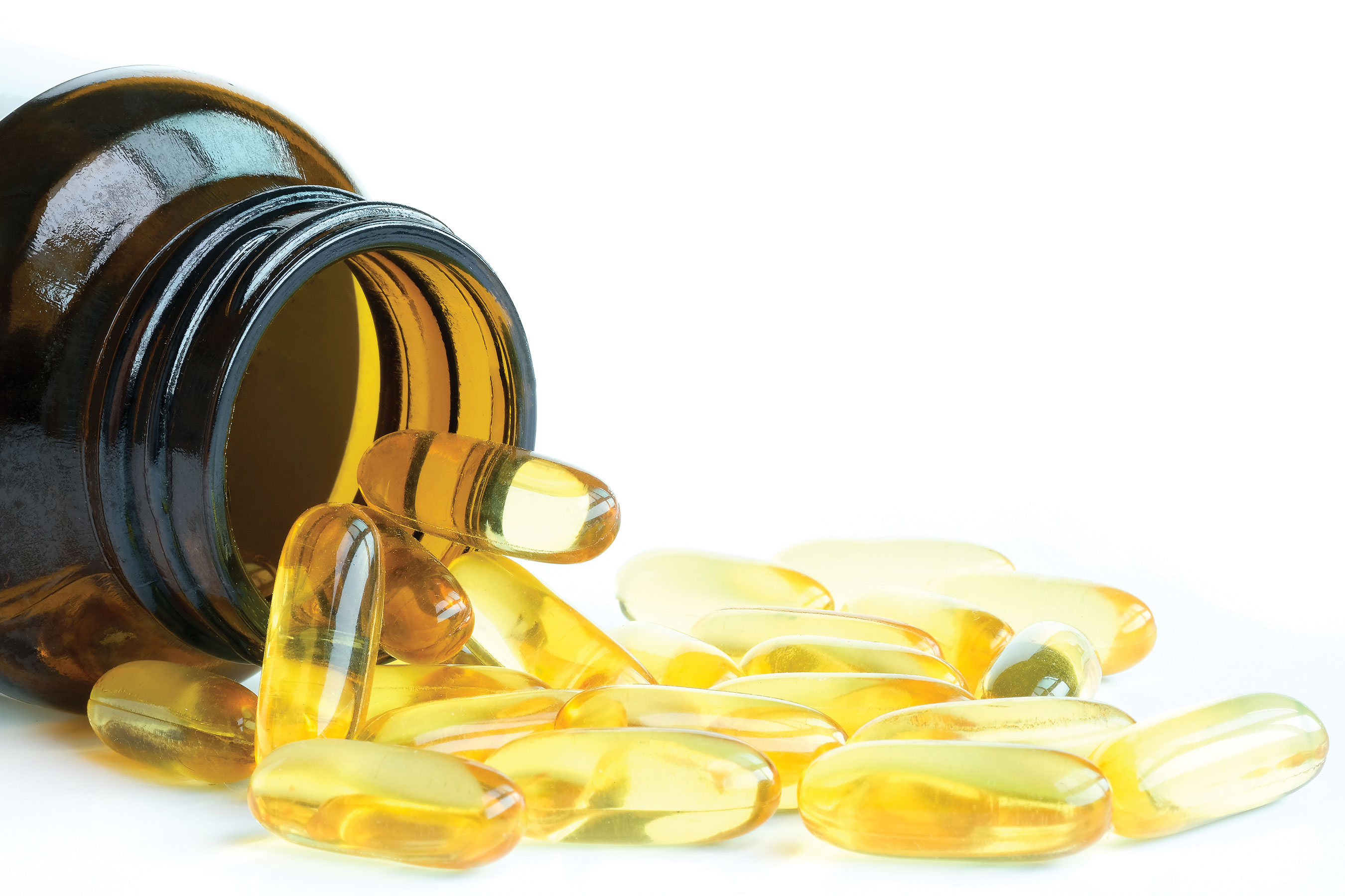 Fish oil supplements.