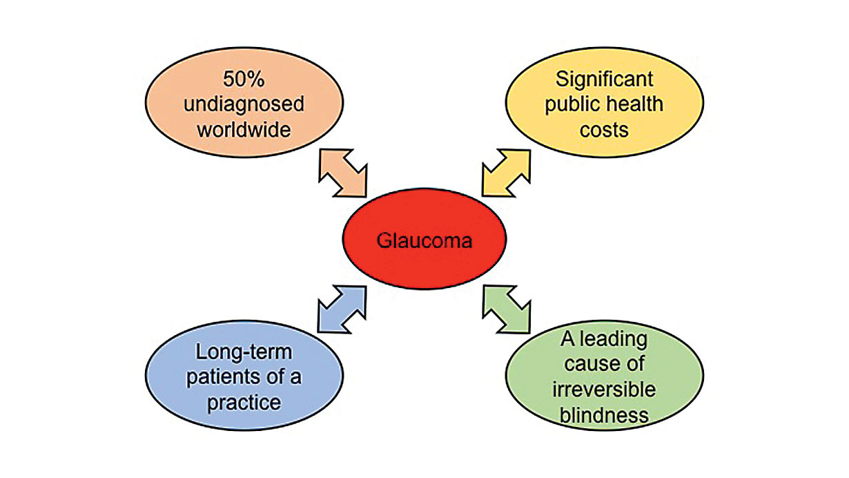 Glaucoma in the context of the current health care system.