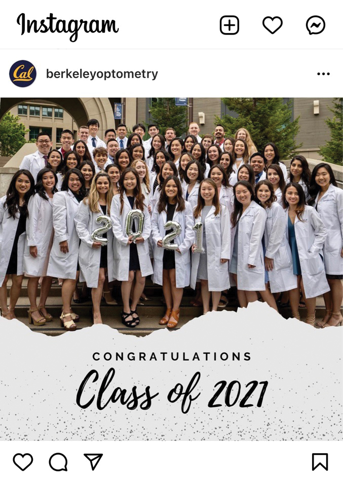 For optometry, the future—and much of the present—is female. Women often make up the lion’s share of graduating classes, as seen here among Berkeley’s 2021 grads, while retirees exiting the field skew heavily male. The 2017 National Optometry Workforce Survey documents female ODs’ gains both in sheer numbers and also hours worked and patients seen.