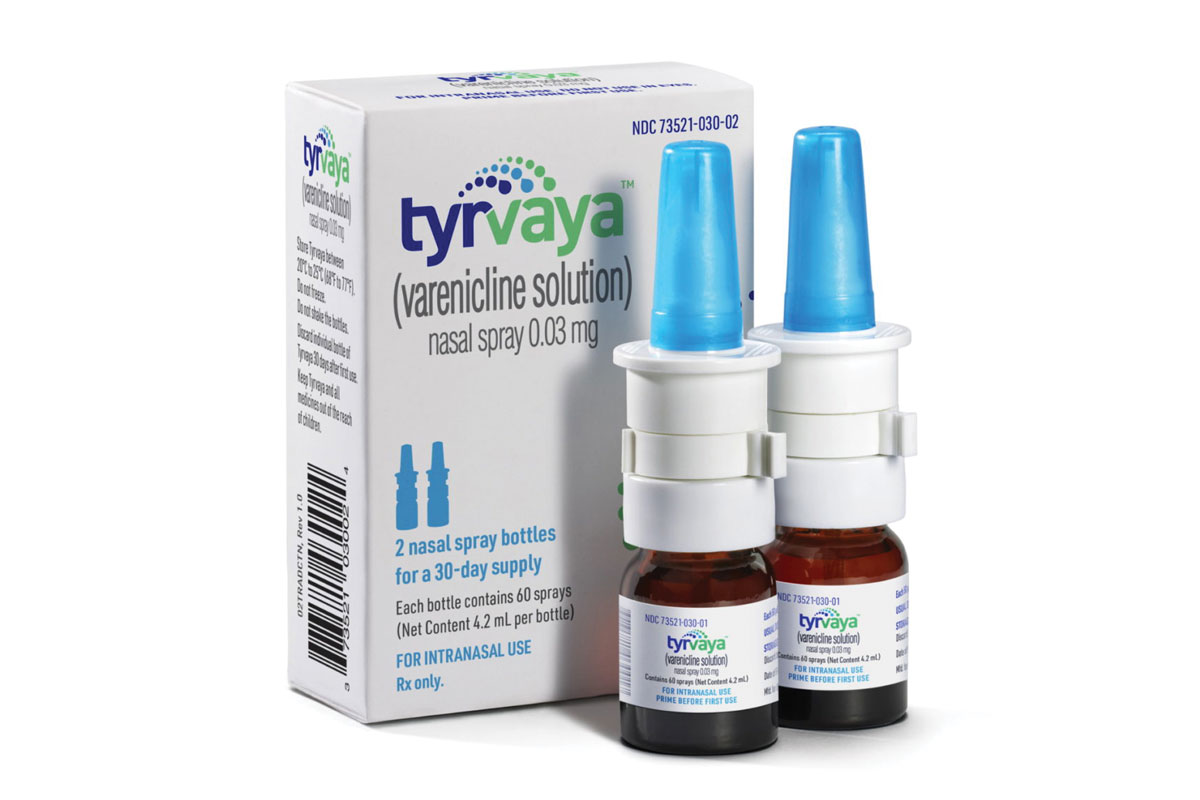 Fig. 2. Tyrvaya is the first FDA-approved nasal spray to treat DED.