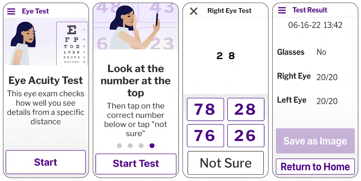 An app created by NYU seems to perform as a reliable measure of visual acuity.