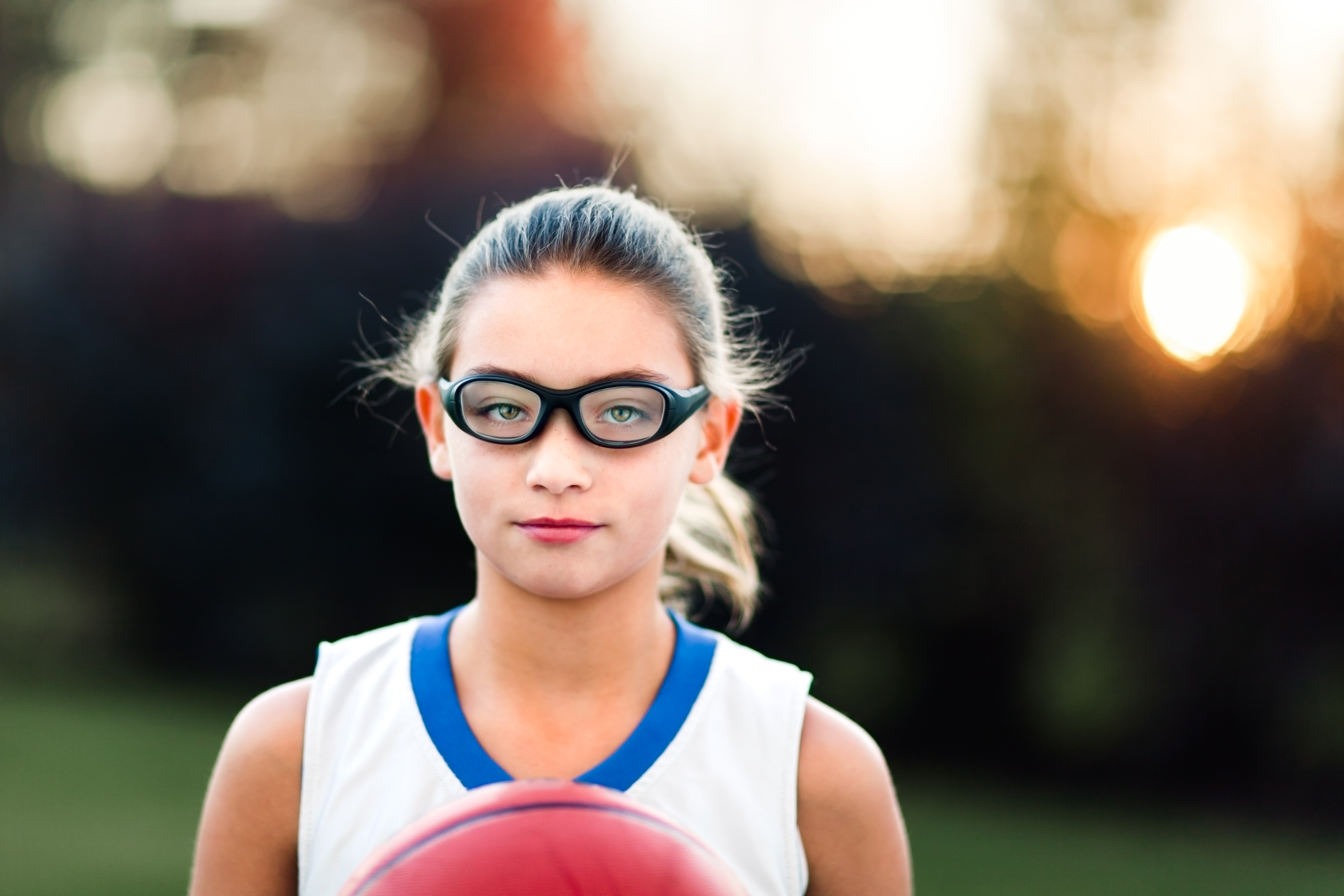 Recommending that patients use protective eyewear during sports can reduce their odds of eye injury, especially in high-risk activities such as basketball.