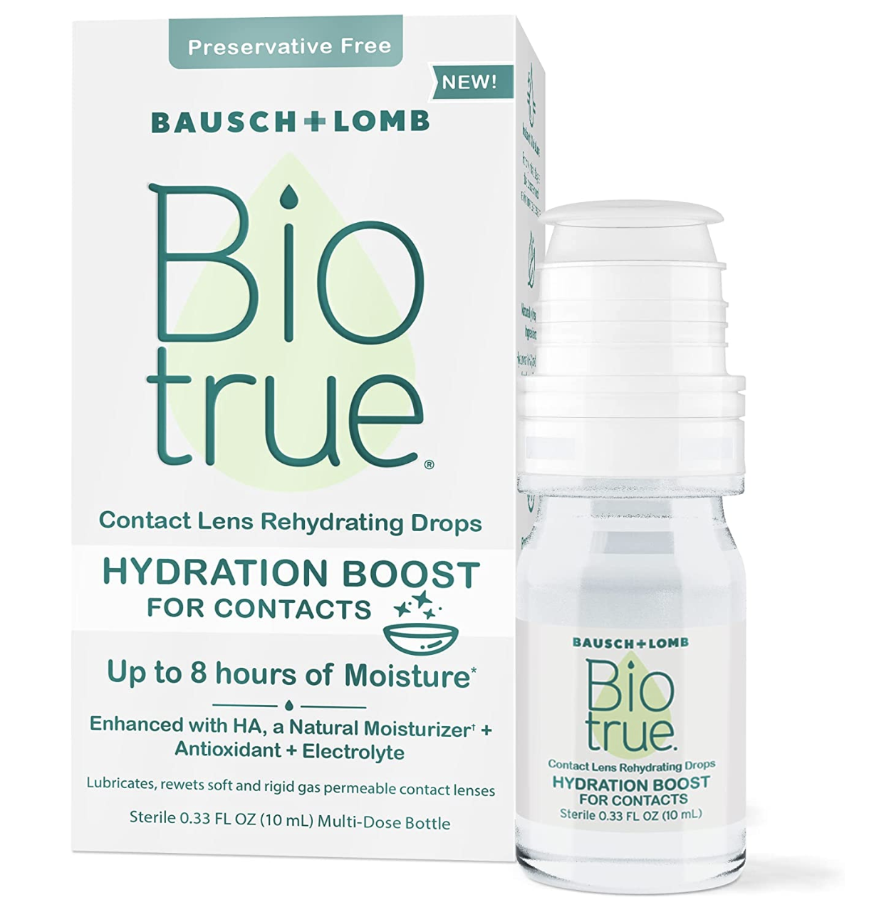 Biotrue Hydration Boost Contact Lens Rehydrating Drops are now available in the US.