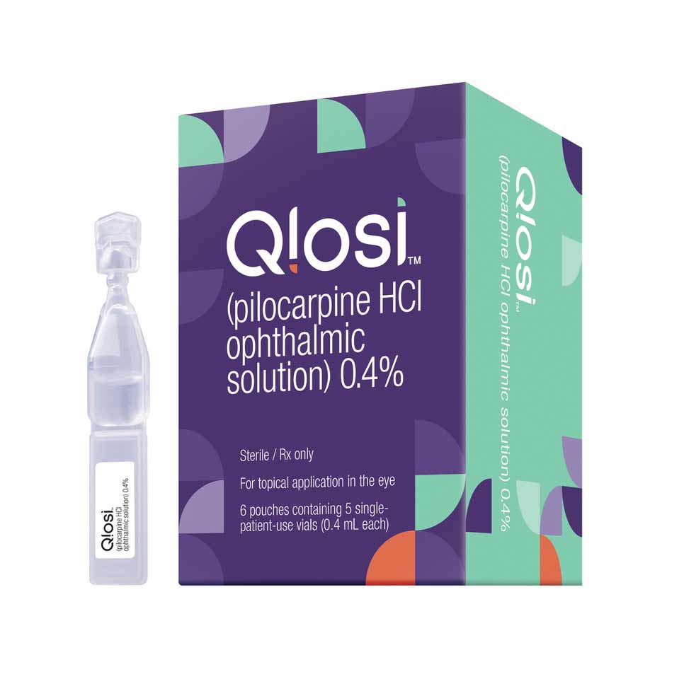 The second approved drop for presbyopia, called Qlosi, has a lower pilocarpine concentration than Vuity (0.4% vs. 1.25%).