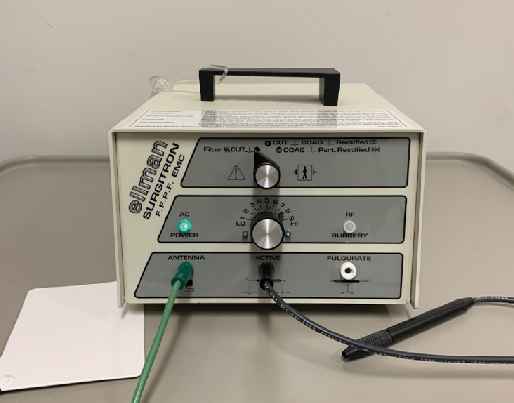 Example of a radiofrequency device in our office.