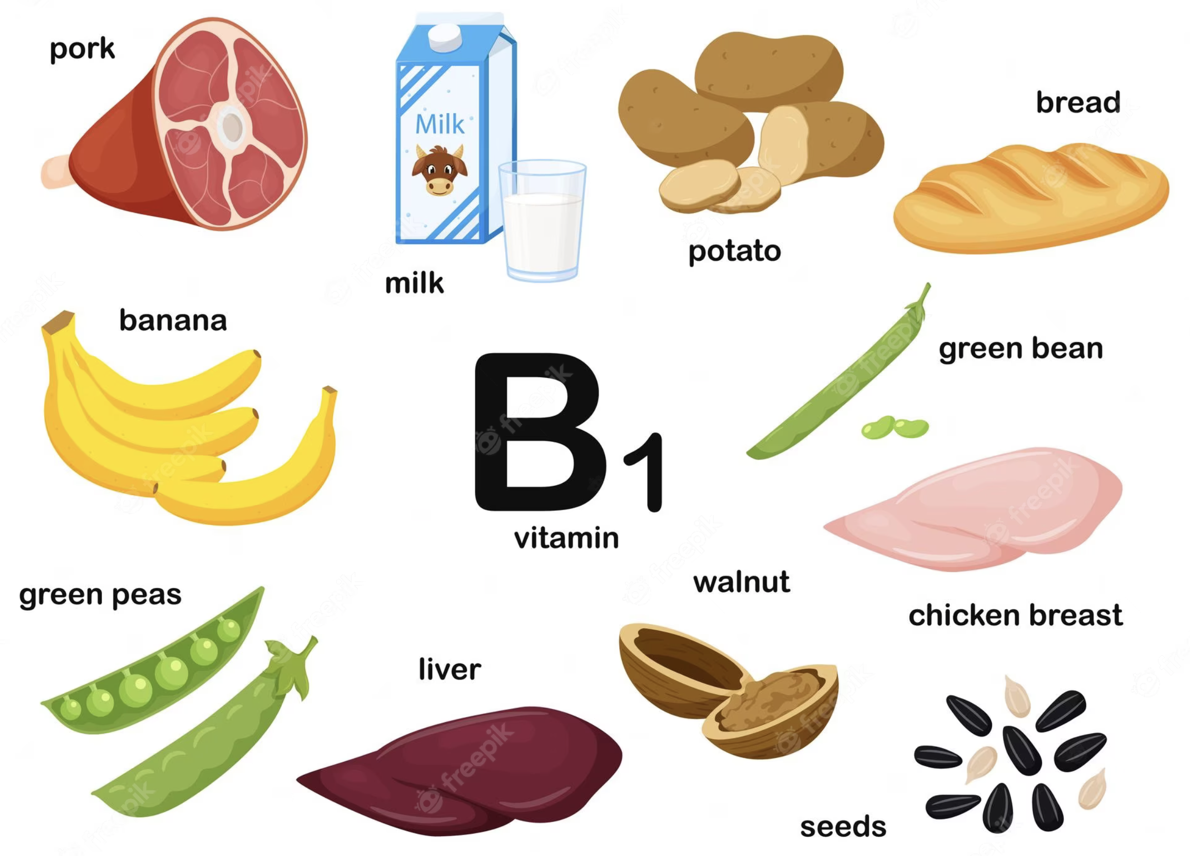 Vitamin B1 may offer antioxidative protection through thiamin’s various effects.
