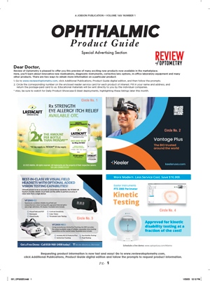 Ophthalmic Product Guide - February 2023